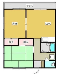 グリーンヒル【1階】の間取り