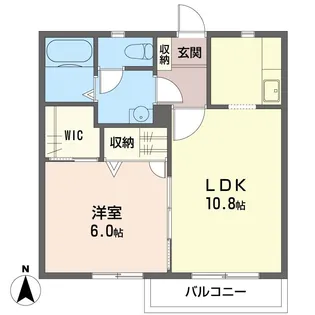 マ・メゾン南鳩ヶ谷【1階】の間取り