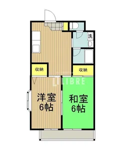 いづみマンション一ツ橋【3階】の間取り