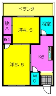 川畑荘【1階】の間取り