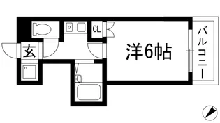 エレガンス高木2号館【2階】の間取り