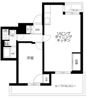 サンパレス【4階】の間取り