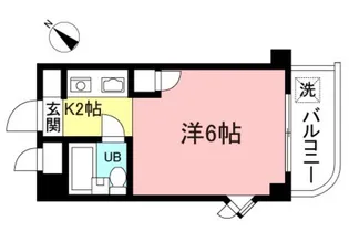 ディジィ川崎【4階】の間取り