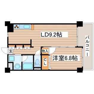 ガーデンハイツAIHARAIII【2階】の間取り