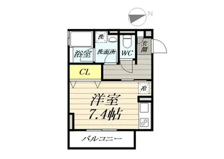 クレール【2階】の間取り