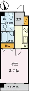 ボヌール王子【3階】の間取り