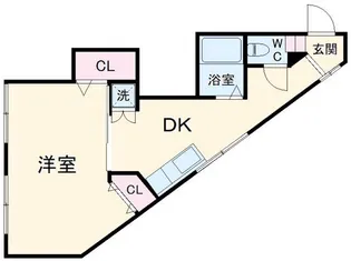 ヒルサイドマスダ【4階】の間取り