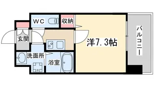 カシア福島駅前【6階】の間取り