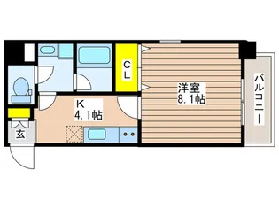 PlatinumCourt【9階】の間取り