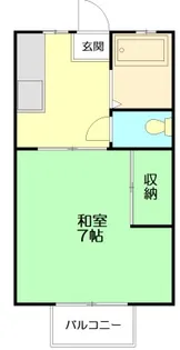 キシノハイツ【2階】の間取り