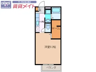 ピュアハイツII【1階】の間取り