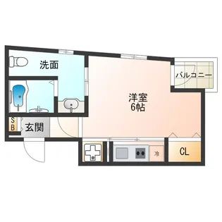 ウィステリア野田1番館【2階】の間取り