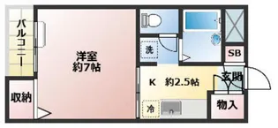 ビオス哲学堂【2階】の間取り