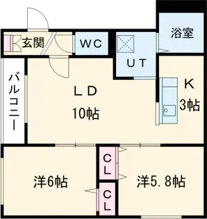 Collings Yayoi【4階】の間取り