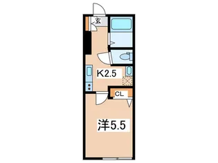 ベイルーム湘南台【1階】の間取り