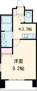 クロノス43水前寺【8階】の間取り