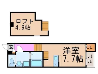 AXIS【2階】の間取り