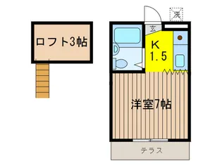 メゾン・シルビア【1階】の間取り