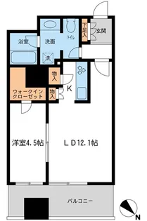 メトロタワー山下町【12階】の間取り