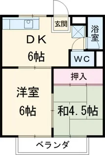 コーポせきすけ【1階】の間取り