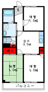 ブレスコート【2階】の間取り