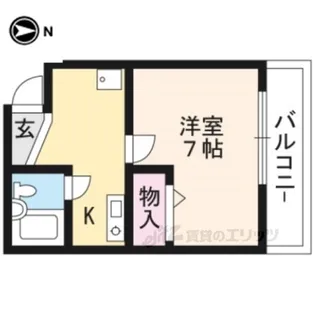 メゾン・ド・白川【4階】の間取り