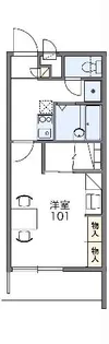 レオパレスパークハウス宮の内【2階】の間取り
