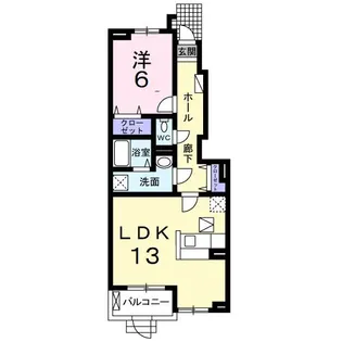 ファインヒル A【1階】の間取り