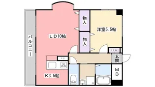 煌楼大久保Sta.【3階】の間取り