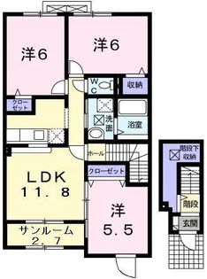 イーハトーヴ【2階】の間取り