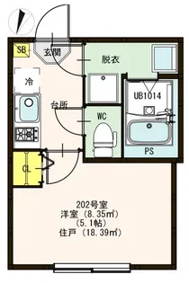 クラシア立石【2階】の間取り