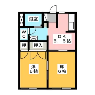 サンコート小泉【1階】の間取り
