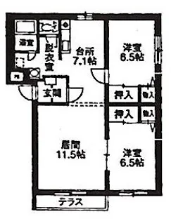 Primavera【2階】の間取り