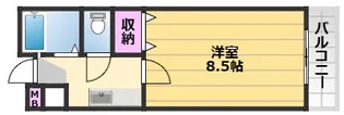 マンションフルール【2階】の間取り