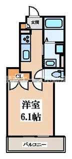 クリエオーレ小若江【2階】の間取り