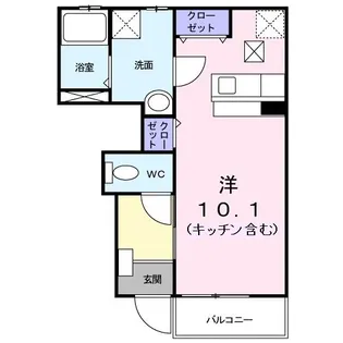 ニューポテトハウス【1階】の間取り