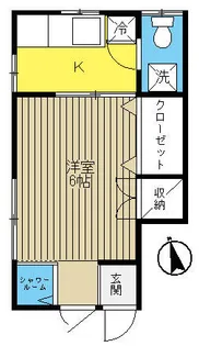 サウスビレッヂ【1階】の間取り