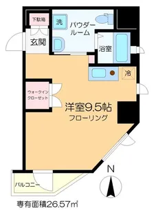ラ・トルチュ亀戸【6階】の間取り
