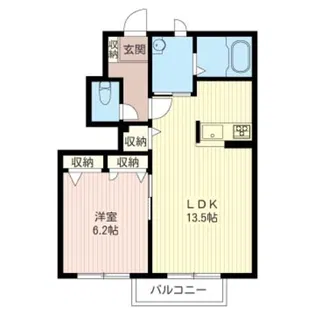 ヴァンベールIII【1階】の間取り
