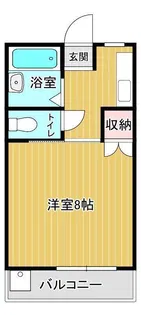クレストコーポIII A棟【1階】の間取り
