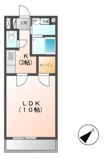 ラフィネOne【2階】の間取り