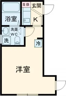 アルバ西新井【1階】の間取り