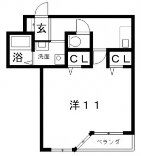 アウローラ【3階】の間取り