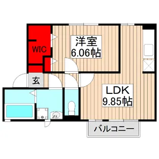 ピュアティII【1階】の間取り