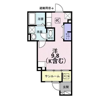 カーサ ラズリ【1階】の間取り