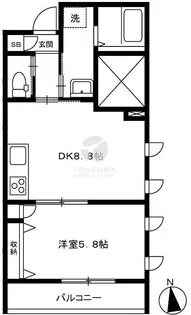 イーストハウス神楽坂【2階】の間取り