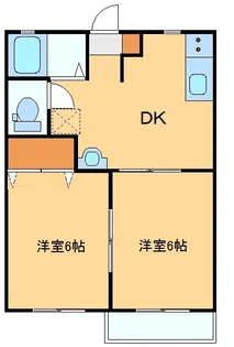 カロタあずさ A【2階】の間取り