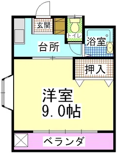 メゾンパルフェIII【2階】の間取り