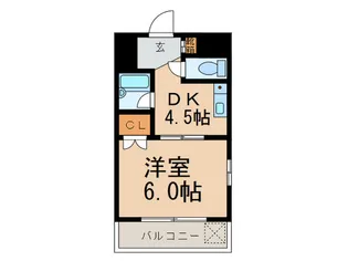 エルミタージュ住吉【3階】の間取り