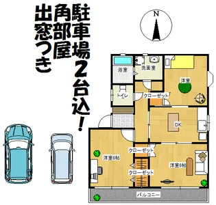 メゾン富士見B【2階】の間取り